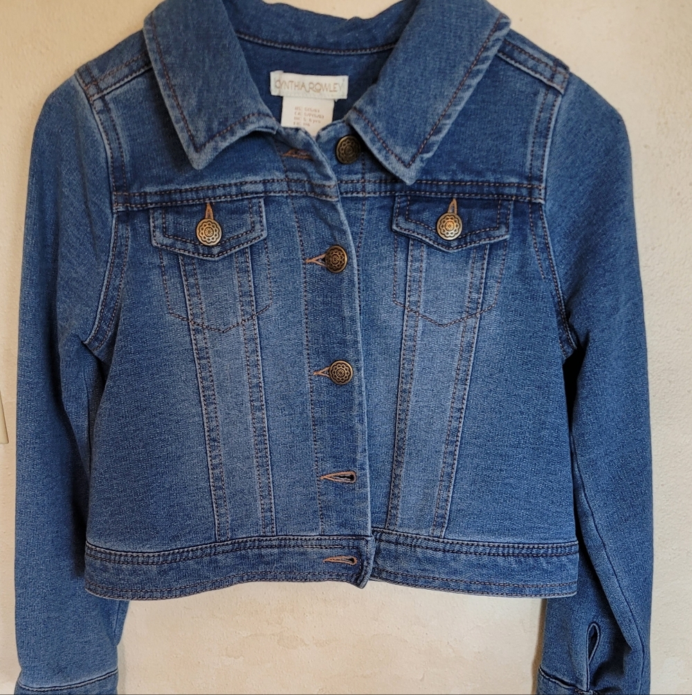 Childrens Cynthia Rawly Stylish Jean Jacket Excellent Condition